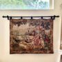 Vintage Hunting Scene Tapestry Wall Hanging