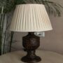Classic Carved Wooden Table Lamp