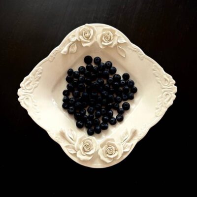 Floral Ceramic Serving Plate